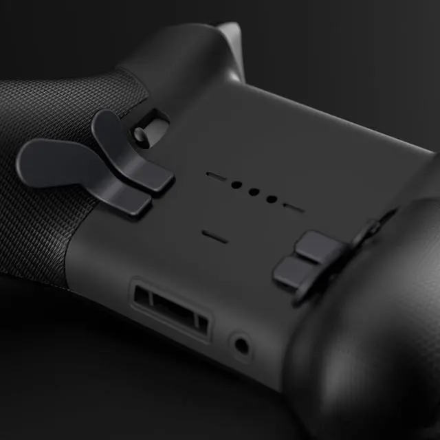 Alt view image 6 of 7 - Elite Controller Paddles, Interchangeable Paddles for Xbox Elite Series 2 & 1, Replacement Parts Accessories Metal Stainless Steel Paddles for Xbox Elite Series 2 Core Controller - Black @