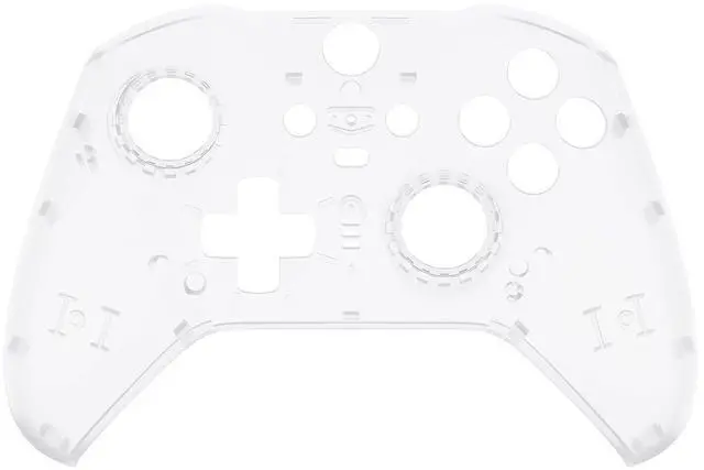 Alt view image 3 of 7 - Transparent Clear Faceplate Cover, Front Housing Shell Case Replacement Kit for Xbox One Elite Series 2, Xbox Elite 2 Core Controller Model 1797 - Controller Not Included @