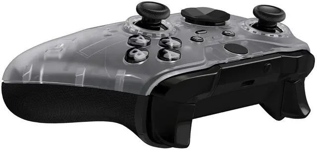 Alt view image 7 of 7 - Transparent Clear Faceplate Cover, Front Housing Shell Case Replacement Kit for Xbox One Elite Series 2, Xbox Elite 2 Core Controller Model 1797 - Controller Not Included @