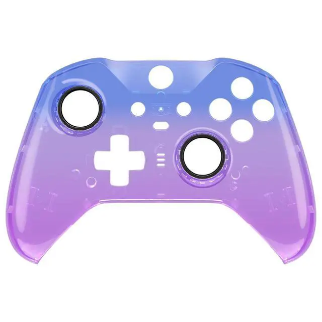 Alt view image 3 of 7 - Gradient Translucent Bluebell Front Housing Shell Case Replacement Kit for Xbox Elite Series 2 Core Wireless Controller - Controller NOT Included @