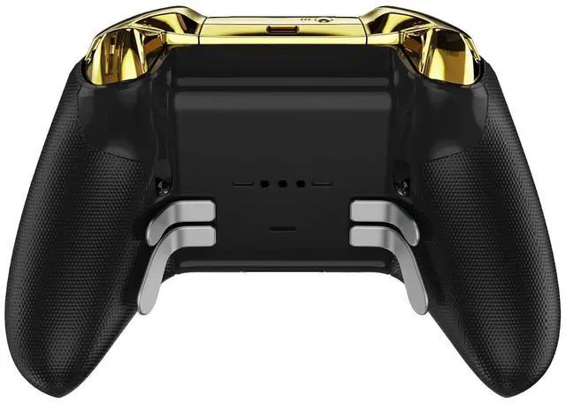 Alt view image 5 of 7 - Chrome Gold Replacement Buttons for Xbox One Elite Series 2 Controller, LB RB LT RT Bumpers Triggers ABXY Start Back Sync Profile Keys for Xbox Elite Series 2 Core Controller Model 1797 @