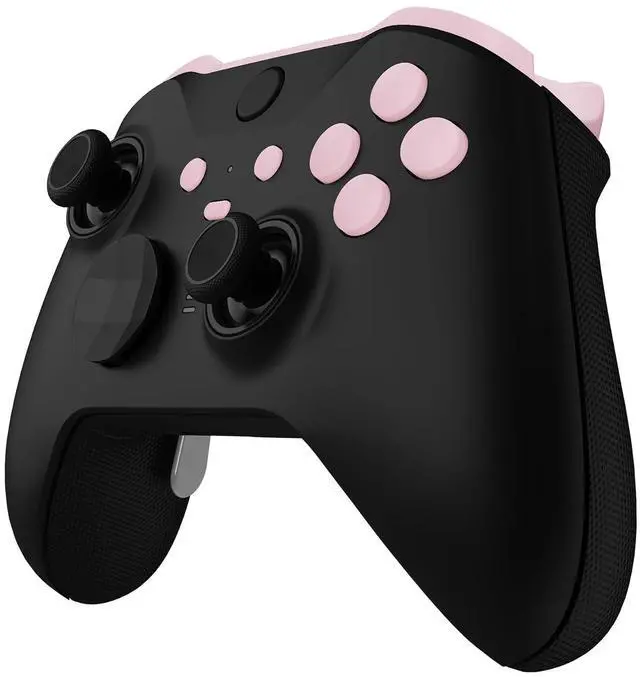 Alt view image 4 of 7 - Cherry Blossoms Pink Replacement Buttons for Xbox One Elite Series 2 Controller, LB RB LT RT Bumpers Triggers ABXY Start Back Sync Profile Keys for Xbox Elite Series 2 Core Controller @