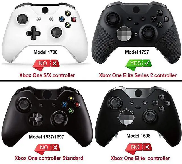Alt view image 2 of 7 - Cherry Blossoms Pink Replacement Buttons for Xbox One Elite Series 2 Controller, LB RB LT RT Bumpers Triggers ABXY Start Back Sync Profile Keys for Xbox Elite Series 2 Core Controller @