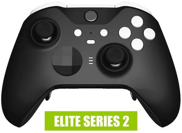 Main image of Soft Touch White Replacement Buttons for Xbox One Elite Series 2 Controller, LB RB LT RT Bumpers Triggers ABXY Start Back Sync Profile Keys for Xbox Elite Series 2 Core Controller 1797 @
