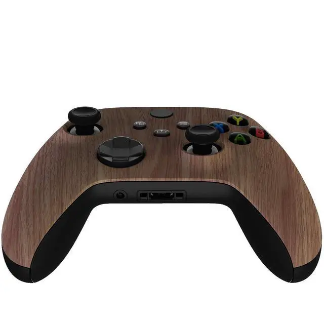 Alt view image 7 of 7 - Custom Shell for Xbox Series X & S Controller, Wood Grain Replacement Cover Front Housing Cover for Xbox Core Controller Wireless @