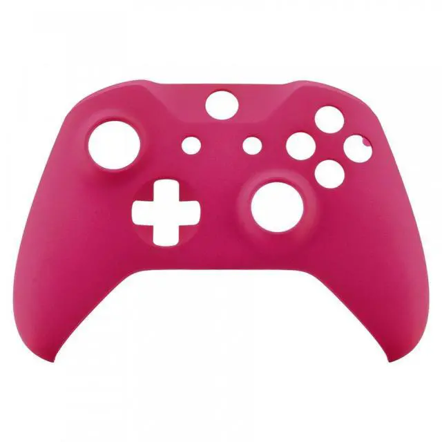 Alt view image 7 of 7 - Red Rose Faceplate Cover, Soft Touch Front Housing Shell Case, Comfortable Soft Grip Replacement Kit for Xbox One X & One S Controller Model 1708 - Controller NOT Included @