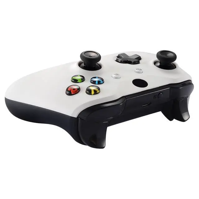 Alt view image 6 of 7 - Replacement Front Housing Shell for Xbox One S/X Controller, White Custom Kit Faceplate Cover Case for Xbox Wireless Controller (Model 1708) @