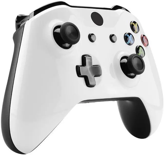 Alt view image 4 of 7 - Glow in The Dark Faceplate Cover Case, Front Housing Shell Replacement Kit for Xbox One S & Xbox One X Controller (Model 1708) - Controller NOT Included @