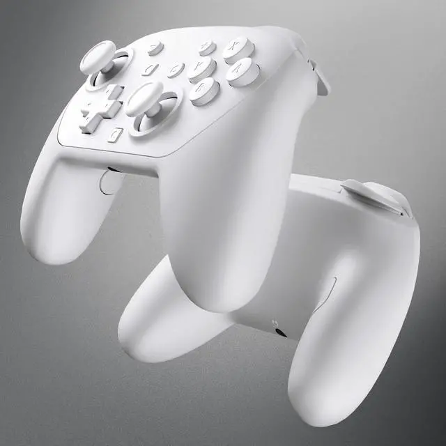 Alt view image 5 of 7 - DIY Replacement Full Set Shell Buttons for Nintendo Switch 2 Pro Controller, Custom Faceplate Rear Bottom Cover with Thumbsticks ABXY Dpad ZLZR Buttons for Switch 2 Pro Controller - White @