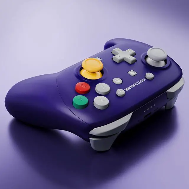 Alt view image 6 of 7 - DIY Replacement Full Set Shell Buttons for Nintendo Switch 2 Pro Controller, Custom Faceplate Rear Bottom Cover with Thumbsticks ABXY Dpad ZLZR for Switch 2 Pro - Classic SwitchCube Style @