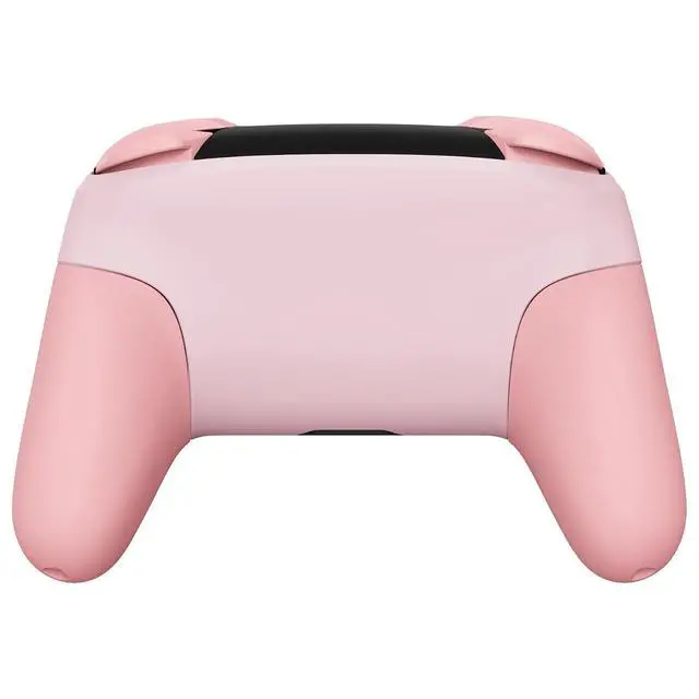 Alt view image 7 of 7 - Replacement Full Set Shell Button for Nintendo Switch Pro Controller, Cherry Blossoms Pink & Puffy Pink Faceplate Backplate Handles for Switch Pro Controller @