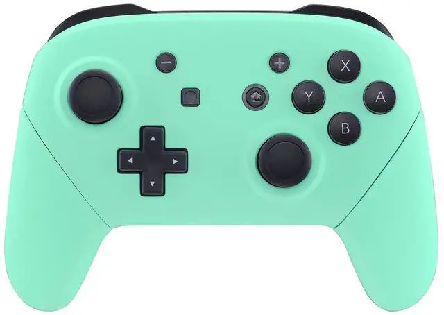 Main image of Mint Green Faceplate Backplate Handles for Nintendo Switch Pro Controller, DIY Replacement Hand Grip Housing Shell Cover for Nintendo Switch Pro - Controller NOT Included @