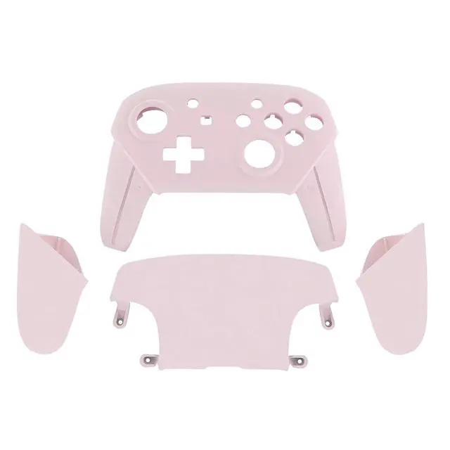 Alt view image 2 of 7 - Cherry Blossoms Pink Faceplate Backplate Handles for Nintendo Switch Pro Controller, DIY Replacement Hand Grip Housing Shell Cover for Nintendo Switch Pro - Controller NOT Included @