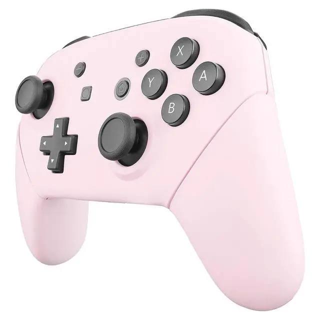 Alt view image 7 of 7 - Cherry Blossoms Pink Faceplate Backplate Handles for Nintendo Switch Pro Controller, DIY Replacement Hand Grip Housing Shell Cover for Nintendo Switch Pro - Controller NOT Included @