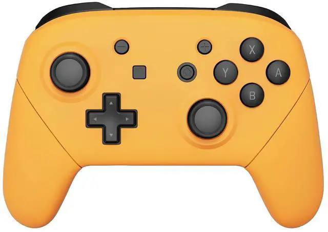 Main image of Caution Yellow Faceplate Backplate Handles for Nintendo Switch Pro Controller, Soft Touch DIY Replacement Grip Housing Shell Cover for Nintendo Switch Pro - Controller NOT Included @