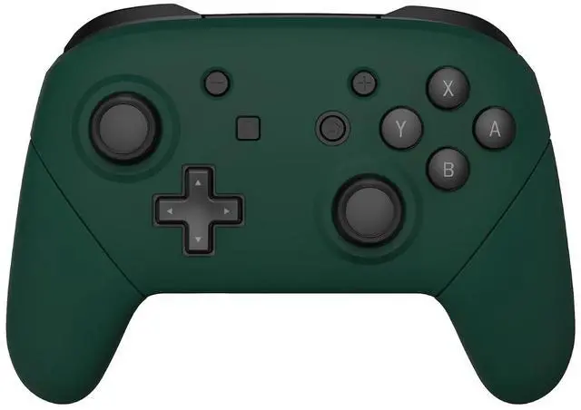 Main image of Forest Green Faceplate Backplate Handles for Nintendo Switch Pro Controller, Soft Touch DIY Replacement Grip Housing Shell Cover for Nintendo Switch Pro - Controller NOT Included @