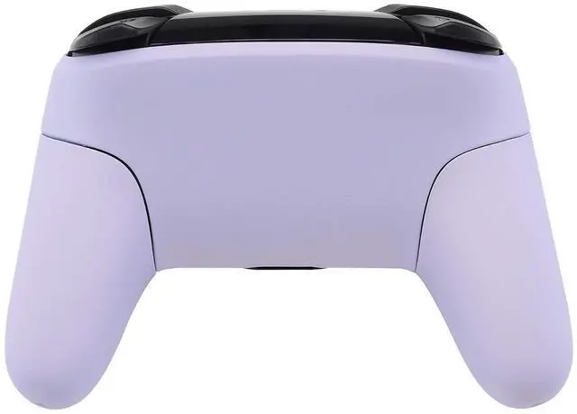 Alt view image 5 of 7 - Light Violet Faceplate Backplate Handles for Nintendo Switch Pro Controller, DIY Replacement Hand Grip Housing Shell Cover for Nintendo Switch Pro - Controller NOT Included @