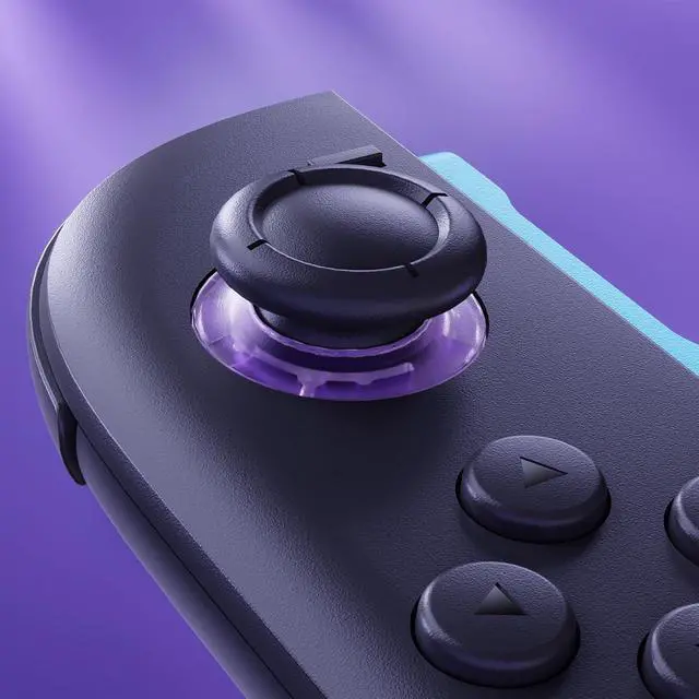 Alt view image 5 of 7 - Replacement 3D Joystick for Nintendo Switch 2 JoyCon, Controller Left Right Analog Stick Thumbsticks with Repair Tools for JoyCon 2, Multi-Colors Options - Clear Atomic Purple @