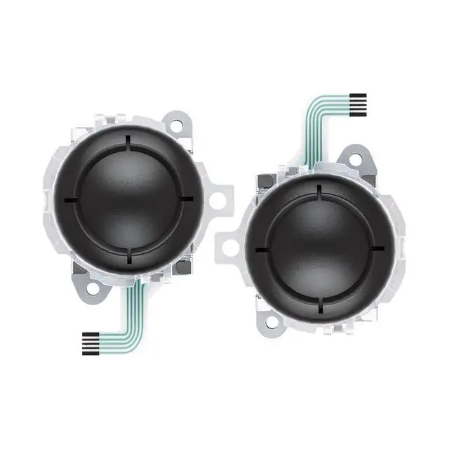 Alt view image 3 of 7 - Replacement 3D Joystick for Nintendo Switch 2 JoyCon, Controller Left Right Analog Stick Thumbsticks with Repair Tools for JoyCon 2, Multi-Colors Options - Clear @