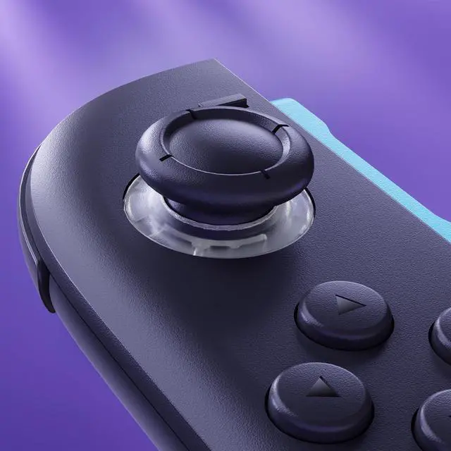 Alt view image 5 of 7 - Replacement 3D Joystick for Nintendo Switch 2 JoyCon, Controller Left Right Analog Stick Thumbsticks with Repair Tools for JoyCon 2, Multi-Colors Options - Clear @