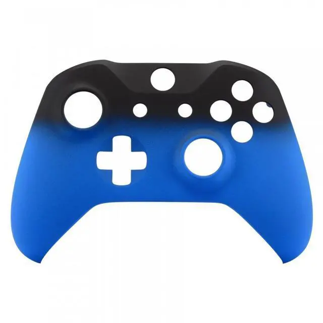 Alt view image 7 of 7 - Shadow Blue Faceplate Cover, Soft Touch Front Housing Shell Case, Comfortable Soft Grip Replacement Kit for Xbox One S & Xbox One X Controller - Controller NOT Included @