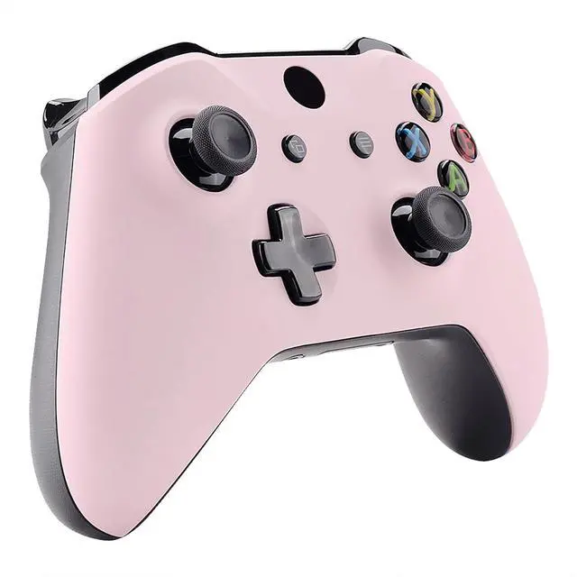Alt view image 4 of 7 - Replacement Front Housing Shell for Xbox One S/X Controller, Cherry Blossoms Pink Custom Kit Faceplate Cover Case for Xbox Wireless Controller (Model 1708) - Controller NOT Included @