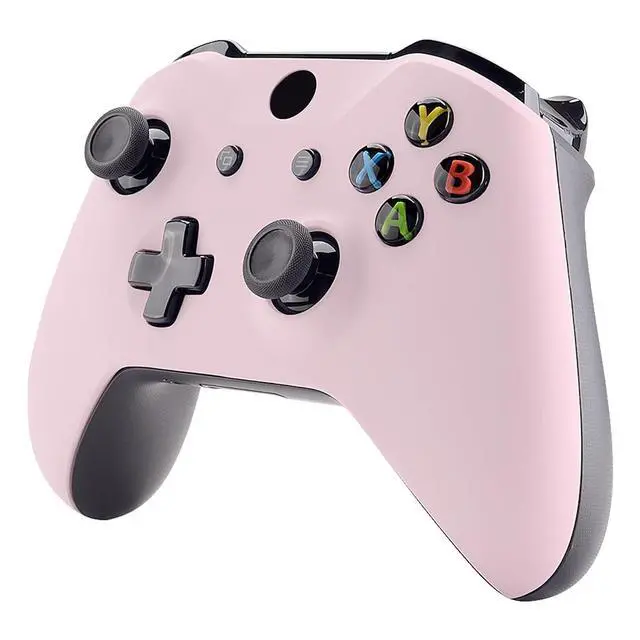 Alt view image 5 of 7 - Replacement Front Housing Shell for Xbox One S/X Controller, Cherry Blossoms Pink Custom Kit Faceplate Cover Case for Xbox Wireless Controller (Model 1708) - Controller NOT Included @