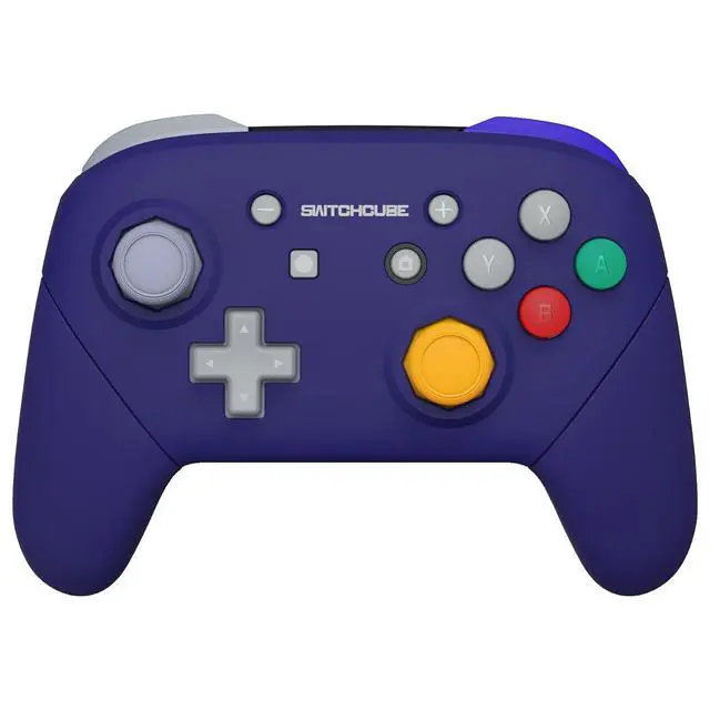Alt view image 4 of 7 - Classic SwitchCube Style Faceplate Backplate Handles Cover, Octagonal Gated Sticks Design DIY Replacement Grip Housing Shell for Nintendo Switch Pro Controller - Controller NOT Included @