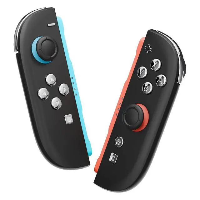 Alt view image 7 of 7 - DIY Replacement Full Set Buttons for Joycon 2, Custom ABXY Direction Keys Dpad + - C Home Capture Release L R ZR ZL Trigger Buttons for Nintendo Switch 2 Controller - Chrome Silver @