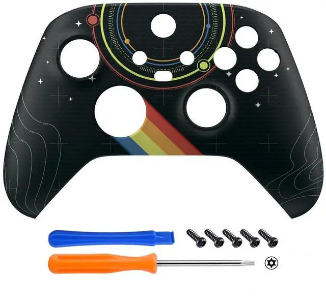 Alt view image 3 of 7 - Custom Shell for Xbox Series X & S Controller - Revitalize Your Control - Stars Explorer Replacement Cover Front Housing Cover for Xbox Core Controller Wireless @