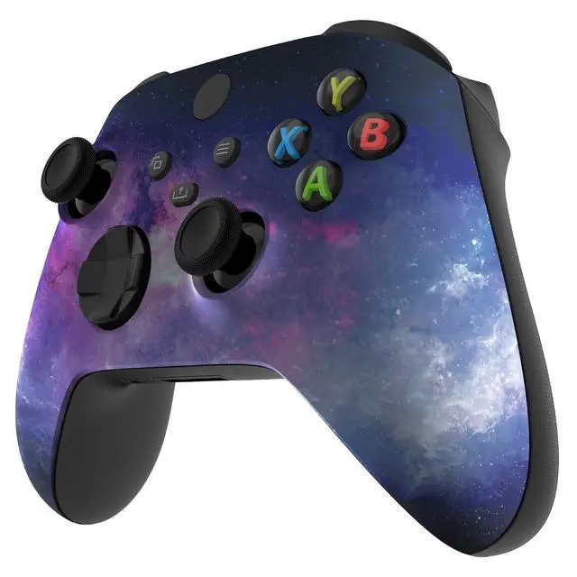 Alt view image 5 of 7 - Custom Shell for Xbox Series X & S Controller, Nebula Galaxy Replacement Cover Front Housing Cover for Xbox Core Controller Wireless @