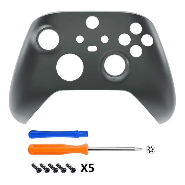 Alt view image 3 of 7 - Replacement Shell for Xbox Series X & S Controller - Personalize Your Control - Steel Gray Custom Cover Gaming Case Faceplate for Xbox Core Controller @