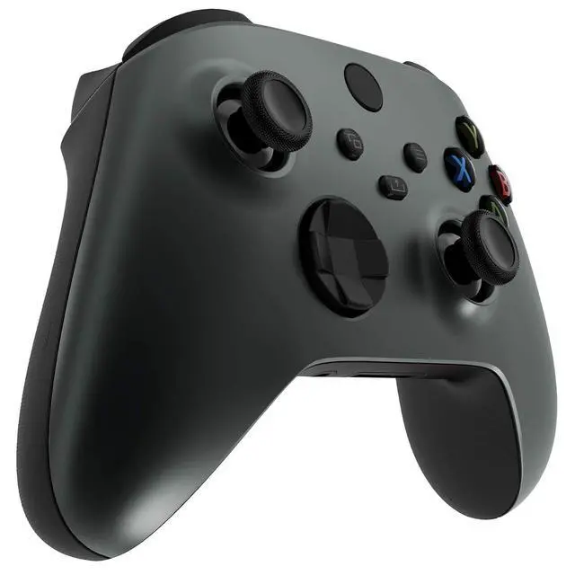 Alt view image 4 of 7 - Replacement Shell for Xbox Series X & S Controller - Personalize Your Control - Steel Gray Custom Cover Gaming Case Faceplate for Xbox Core Controller @