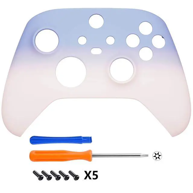 Alt view image 3 of 7 - Replacement Shell for Xbox Series X & S Controller - Personalized Upgrade - Gradient Pink Violet Custom Case Faceplate Cover for Xbox Core Wireless Controller @