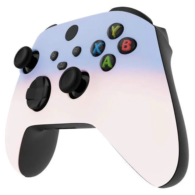Alt view image 5 of 7 - Replacement Shell for Xbox Series X & S Controller - Personalized Upgrade - Gradient Pink Violet Custom Case Faceplate Cover for Xbox Core Wireless Controller @