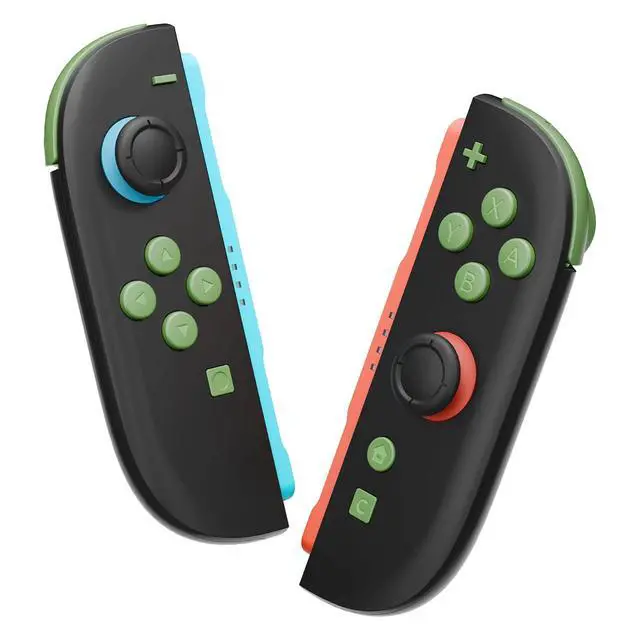 Alt view image 7 of 7 - DIY Replacement Full Set Buttons for Joycon 2, Custom ABXY Direction Keys Dpad + - C Home Capture Release L R ZR ZL Trigger Buttons for Nintendo Switch 2 Controller - Matcha Green @