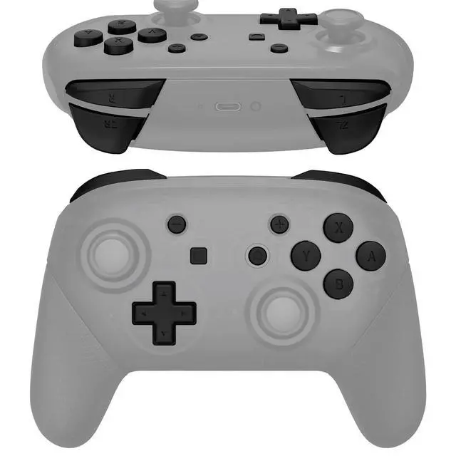 Alt view image 2 of 5 - Black Repair ABXY D-pad ZR ZL L R Keys for Nintendo Switch Pro Controller, DIY Replacement Full Set Buttons with Tools for Nintendo Switch Pro Controller - Controller NOT Included @