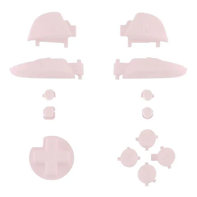Alt view image 2 of 5 - Cherry Blossoms Pink ABXY D-pad ZR ZL L R Keys for Nintendo Switch Pro Controller, Glossy DIY Replacement Full Set Buttons with Tools for Nintendo Switch Pro - Controller NOT Included @