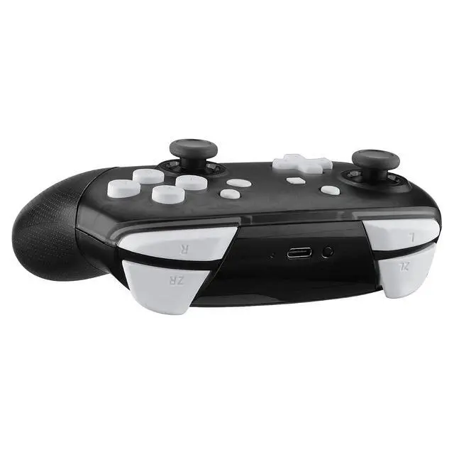 Alt view image 5 of 5 - White Repair ABXY D-pad ZR ZL L R Keys for Nintendo Switch Pro Controller, DIY Replacement Full Set Buttons with Tools for Nintendo Switch Pro - Controller NOT Included @