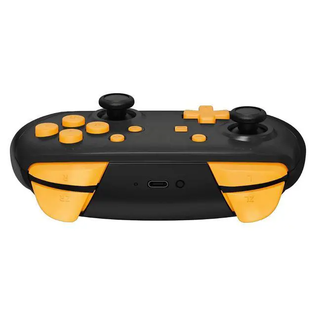 Alt view image 5 of 5 - Caution Yellow Repair ABXY D-pad ZR ZL L R Keys for Nintendo Switch Pro Controller, DIY Replacement Full Set Buttons with Tools for Nintendo Switch Pro Controller - Controller NOT Included @