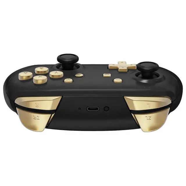 Alt view image 5 of 5 - Metallic Champagne Gold Repair ABXY D-pad ZR ZL L R Keys for Nintendo Switch Pro Controller, DIY Replacement Full Set Buttons for Nintendo Switch Pro Controller - Controller NOT Included @