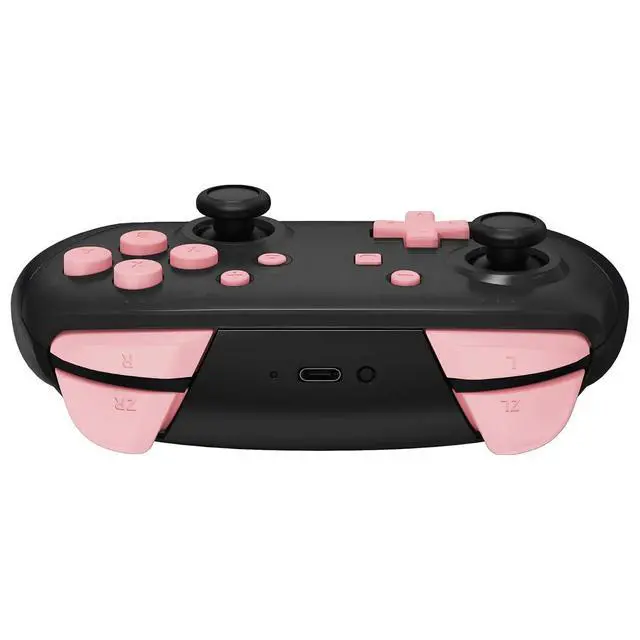 Alt view image 5 of 5 - Puffy Pink Repair ABXY D-pad ZR ZL L R Keys for Nintendo Switch Pro Controller, DIY Replacement Full Set Buttons for Nintendo Switch Pro Controller - Controller NOT Included @