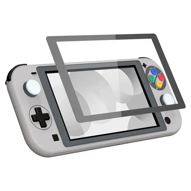 Alt view image 6 of 7 - SFC SNES Classic EU Style DIY Replacement Shell for Nintendo Switch Lite, NSL Handheld Controller Housing with Screen Protector, Custom Case Cover for Nintendo Switch Lite @