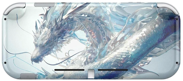 Alt view image 4 of 7 - DIY Replacement Shell for Nintendo Switch Lite, Crystal Dragon NSL Handheld Controller Housing w/Screen Protector, Custom Case Cover for Nintendo Switch Lite - Without Console @