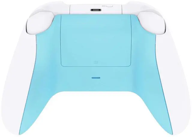 Alt view image 3 of 7 - Custom Back Cover Shell for Xbox Core Wireless Controller, Heaven Blue Replacement Controller Battery Cover & Bottom Shell for Xbox Series X & S Controller @