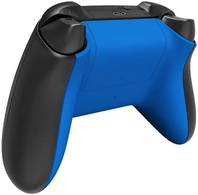 Alt view image 5 of 7 - Custom Back Cover Shell for Xbox Series X & S Controller, Blue Replacement Battery Cover & Bottom Shell @