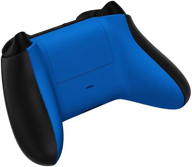 Alt view image 7 of 7 - Custom Back Cover Shell for Xbox Series X & S Controller, Blue Replacement Battery Cover & Bottom Shell @