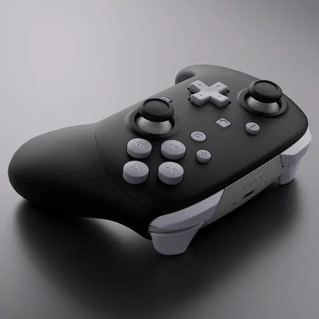 Alt view image 6 of 7 - DIY Replacement Full Set Buttons for Nintendo Switch 2 Pro Controller, Custom ABXY Dpad + - Home Capture Power L R ZR ZL Triggers Sync GL GR Buttons for Switch 2 Pro - New Hope Gray @