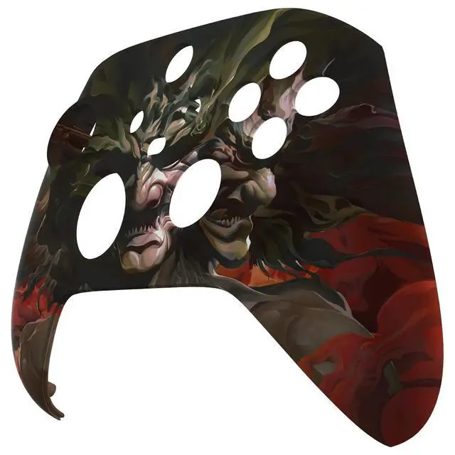 Alt view image 4 of 7 - Replacement Shell for Xbox Series X & S Controller - Unleash Your Style - Rage of Asura Custom Acessories Skin Front Housing Cover for Xbox Core Controller Wireless @