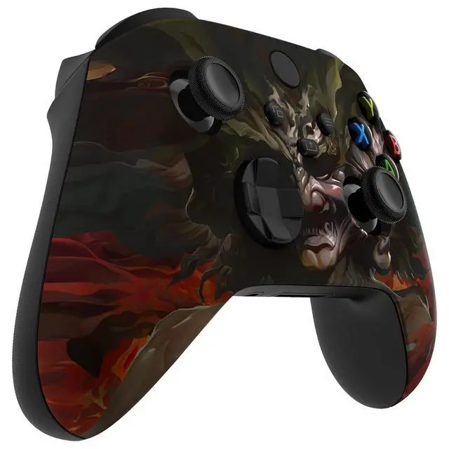 Alt view image 6 of 7 - Replacement Shell for Xbox Series X & S Controller - Unleash Your Style - Rage of Asura Custom Acessories Skin Front Housing Cover for Xbox Core Controller Wireless @